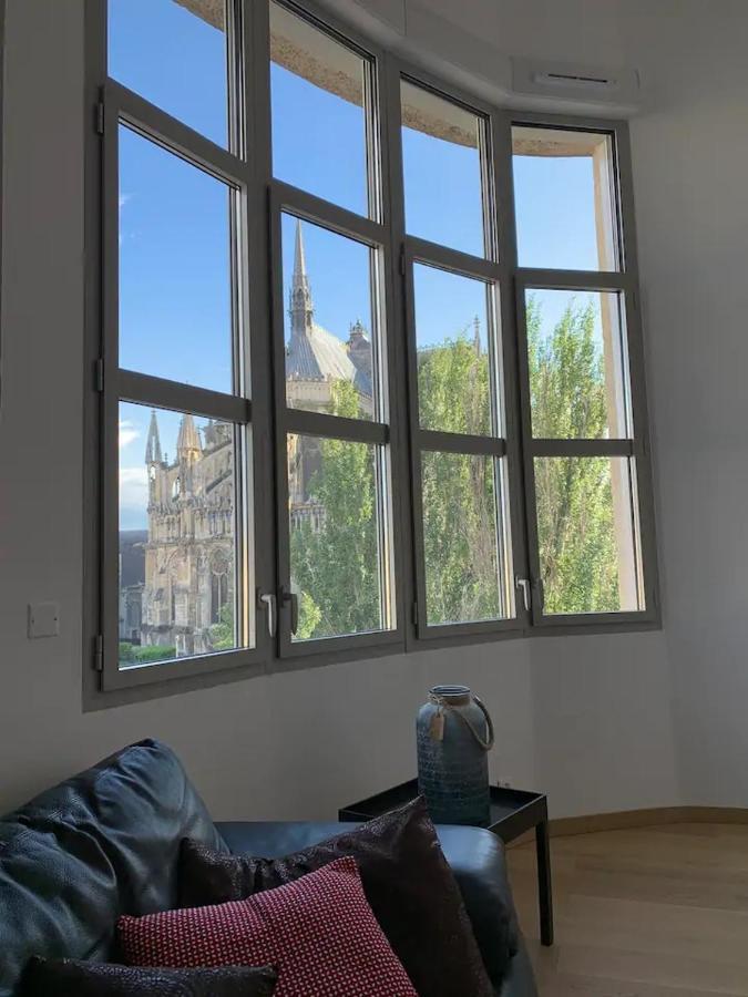 Loft Des Sacres - Vue Unique Sur La Cathedrale Apartman Reims Kültér fotó