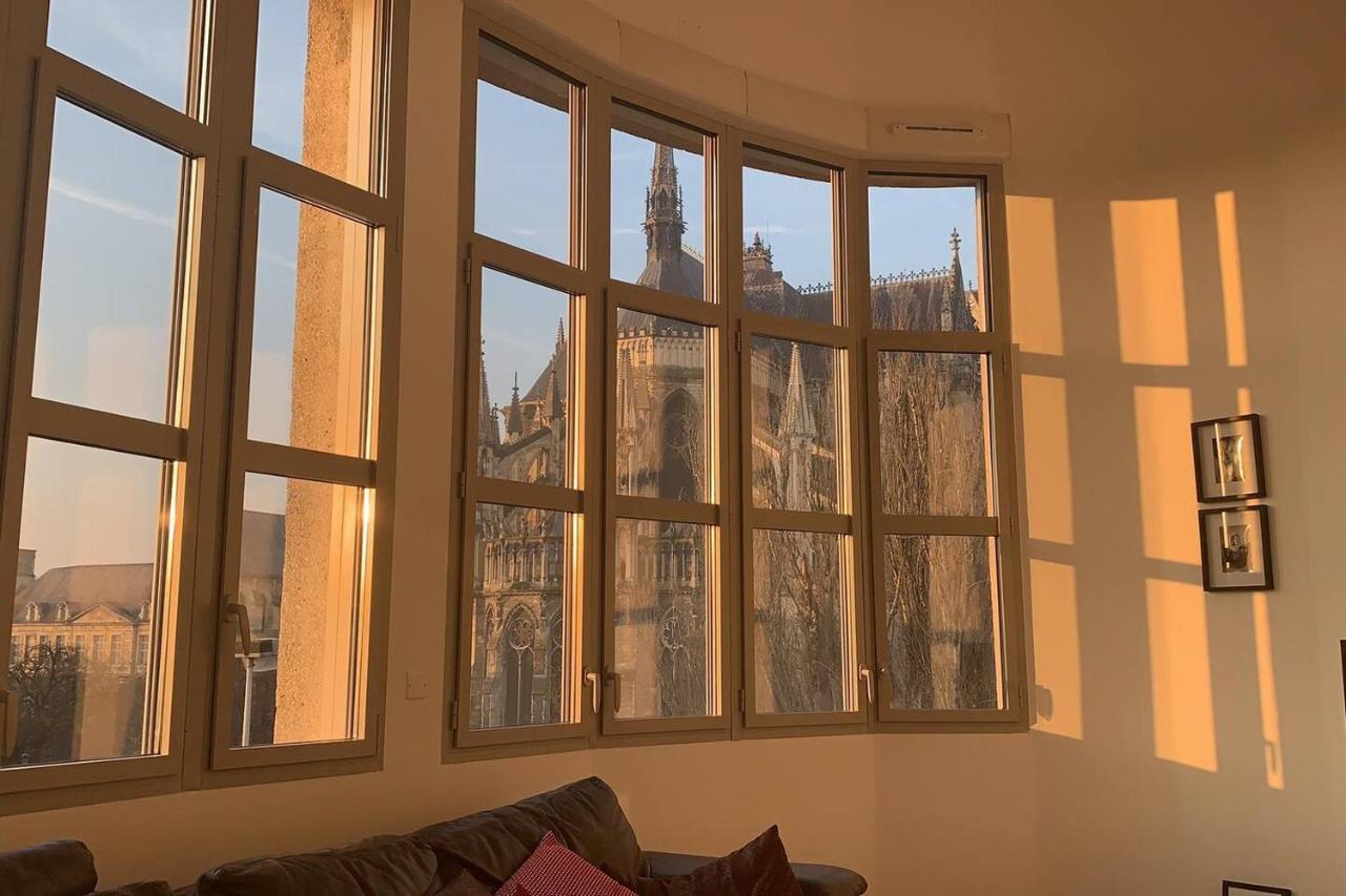 Loft Des Sacres - Vue Unique Sur La Cathedrale Apartman Reims Kültér fotó